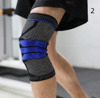 Mandotos KneePro Fitness Knee Pads for support and protection during running, cushioning and stabilizing the knees.