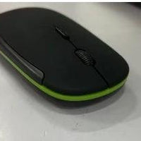 Mandotos wireless laptop mouse with ergonomic design and adjustable scroll wheel, black color, compact and portable.