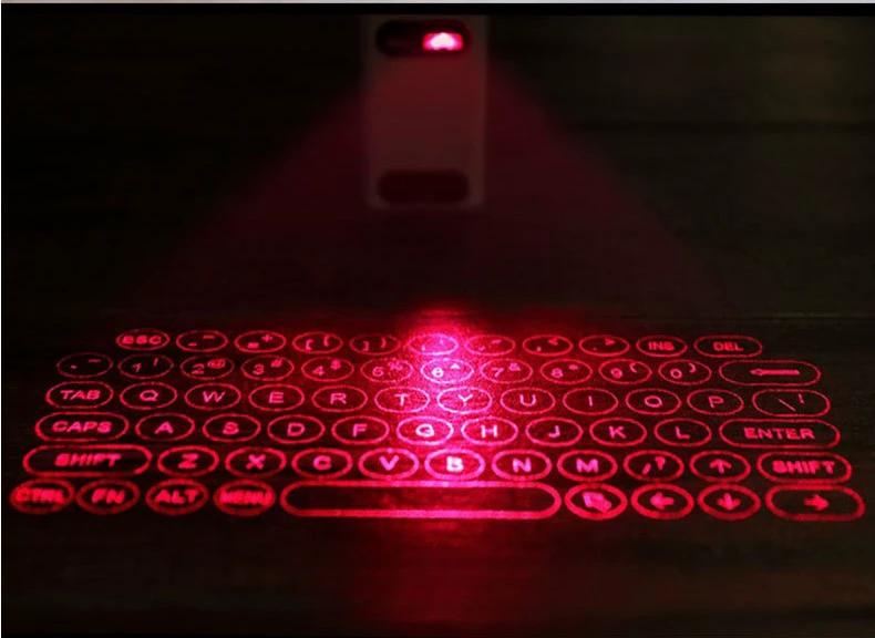 Mandotos LEING FST virtual laser keyboard and Bluetooth wireless projector for phones, laptops, and computers with mouse function.