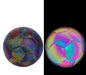 Mandotos luminous reflective football featuring machine-stitched design, ideal for night play and outdoor football games.