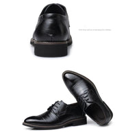 Mandotos men's leather dress shoes and casual shoes in large size, featuring sleek design and polished finish.