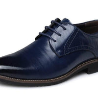 Mandotos men's leather dress shoes and casual shoes in large size, featuring sleek design and polished finish for business or casual wear.