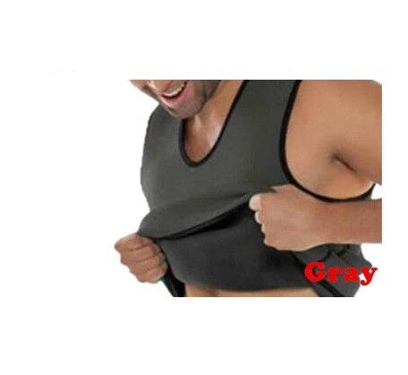 Men's sports vest rubber corset by MANDOTOS, featuring a sleek black design with adjustable straps and supportive fit.