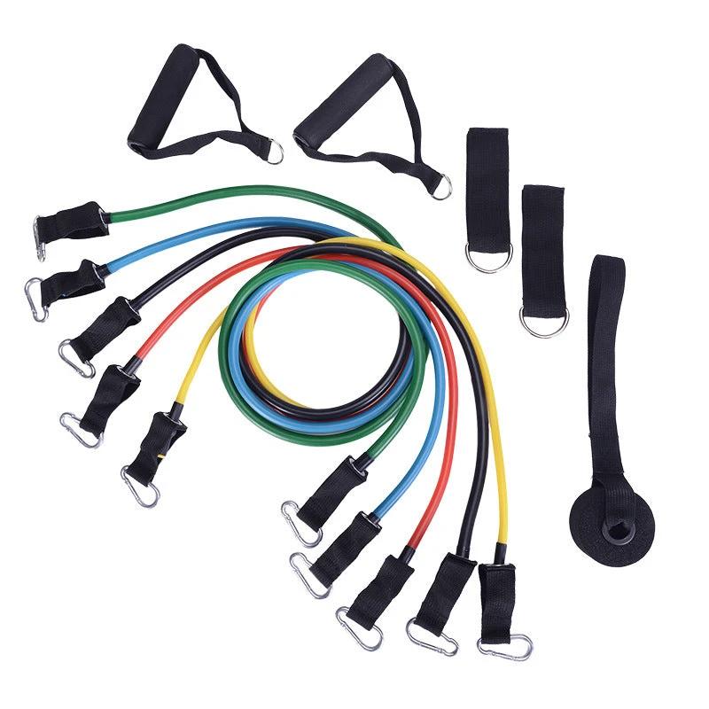 Portable MANDOTOS Fitness Rally device with adjustable straps and handles, designed for portable workout and exercise routines.