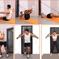 Mandotos Portable Fitness Rally device with adjustable resistance bands and compact design for versatile workout sessions.
