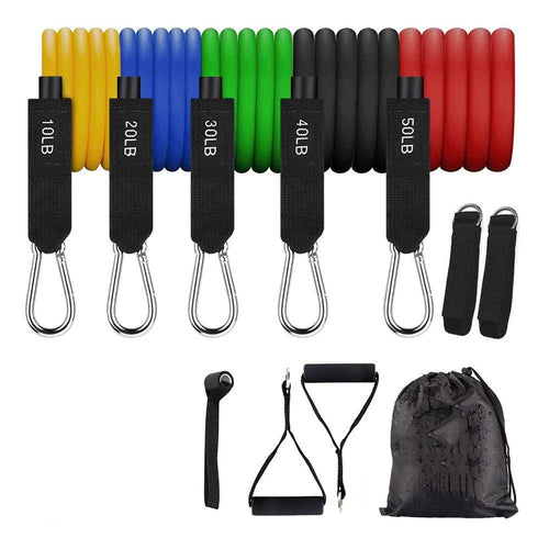 Mandotos Portable Fitness Rally in black, compact design for versatile workout and fitness training at home or on the go.