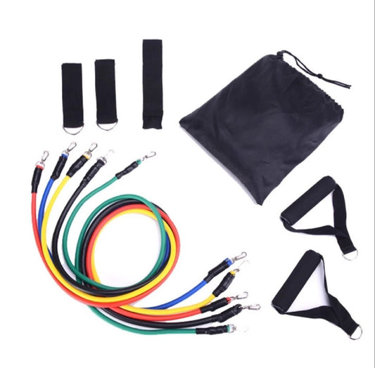Portable MANDOTOS Fitness Rally device with adjustable straps and compact design for versatile workout sessions.
