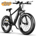 Mandotos electric mountain bike for adults with 26x4-inch fat tires, 1000W motor, 48V 15Ah battery, suitable for trail riding and commuting.