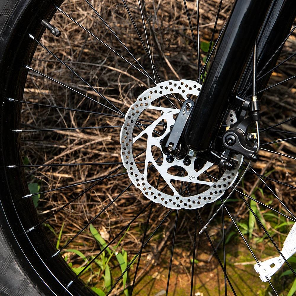 Mandotos electric mountain bike for adults with 26x4-inch fat tires, 1000W motor, 48V 15Ah battery, suitable for trail riding and commuting.