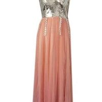 Elegant black prom dress by MANDOTOS featuring a fitted bodice and flowing skirt, perfect for formal events.
