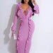 Mandotos Pure Color Tied Stringy Selvedge Dress featured in the image, showcasing its fabric and design details.