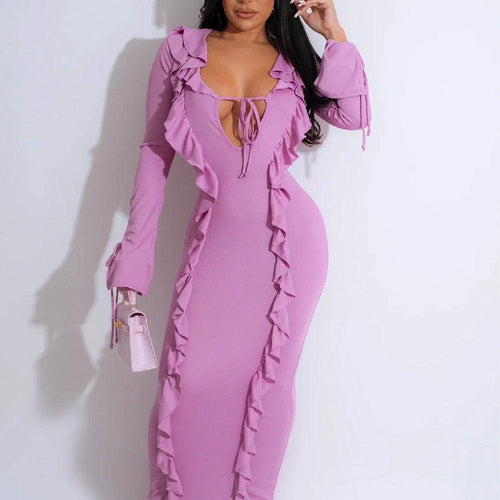 Mandotos Pure Color Tied Stringy Selvedge Dress featured in the image, showcasing its fabric and design details.