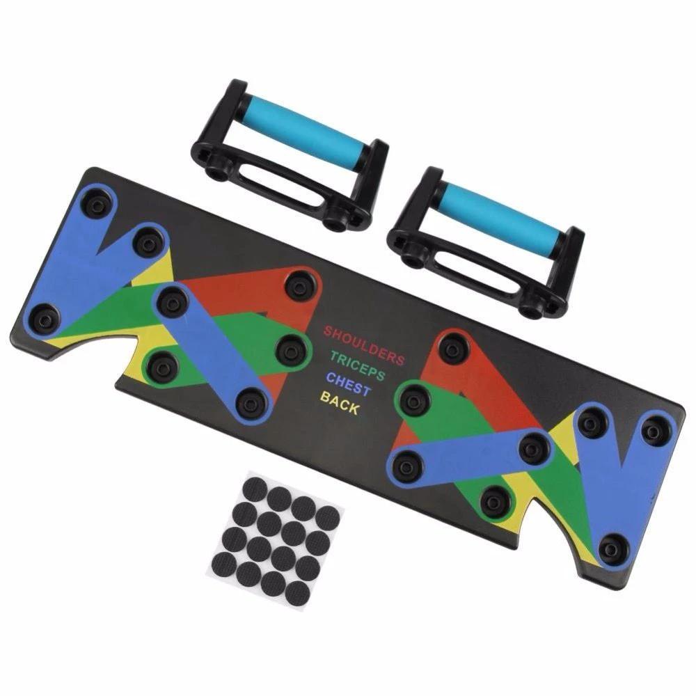 Mandotos 9-in-1 push-up rack and display shelves for body building, gym training, suitable for men and women.
