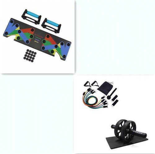 Mandotos 9-in-1 push-up rack and display shelves for workout and gym training, suitable for men and women.