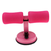 Mandotos sit-up bar trainer with padded grips, mounted on a door frame for abdominal exercise and core strengthening.