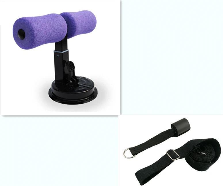 Mandotos Sit Up Bar Trainer for core workouts, featuring sturdy metal frame and adjustable height for effective abdominal exercises.