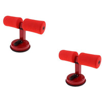 Mandotos Sit Up Bar Trainer for core exercises, featuring a sturdy metal frame and foam grips for comfortable workout support.