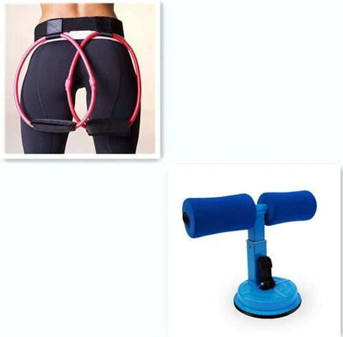 Mandotos Sit Up Bar Trainer with foam grips for core exercises and abdominal workouts.