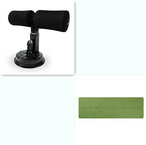 Mandotos Sit Up Bar Trainer mounted on a wall for core exercises and abdominal workouts. Durable and easy to install.