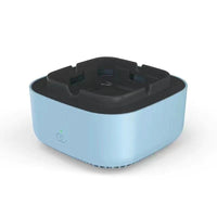 MANDOTOS smoke removal air purification ashtray with automatic anion purifier, portable car ashtray gadget for odor removal.