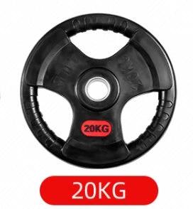 Mandotos three-hole rubber bag for gym weightlifting barbells, designed to protect and secure the barbell during workouts