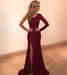 Mandotos women's long sleeve one-shoulder bronzing evening dress, stylish and elegant for special occasions