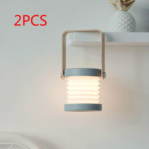 Mandotos touch control USB rechargeable night light in elegant white, green, gray, or red limited edition, with a sleek modern design.