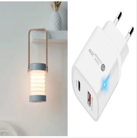 Mandotos Touch Control USB Rechargeable Night Light in elegant white, green, gray, or red limited edition with soft glow.