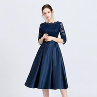 Mandotos casual mid-length evening dress for women, stylish and versatile with a comfortable fit and elegant design.