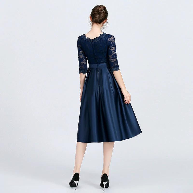 Mid-length casual evening dress for women by MANDOTOS, featuring a versatile, stylish design suitable for various occasions.