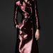 Women's slim fit leather high fashion coat by MANDOTOS featuring a sleek, tailored design and stylish details.