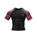 Mandotos XMARTIAL Aztec long and short sleeve unisex shirt with colorful graphic sleeve panels, vibrant and stylish.