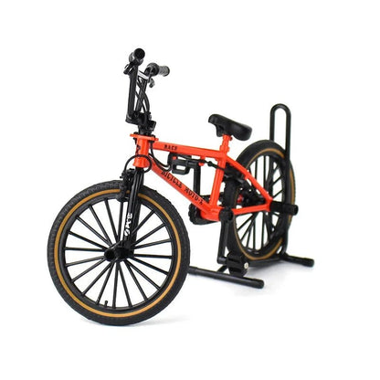 Mini alloy racing bicycle diecast model by MANDOTOS, detailed pocket-sized replica of a racing bike, perfect for collectors.