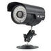 Mandotos 1000TVL infrared night vision security camera with weatherproof housing and adjustable mounting bracket.