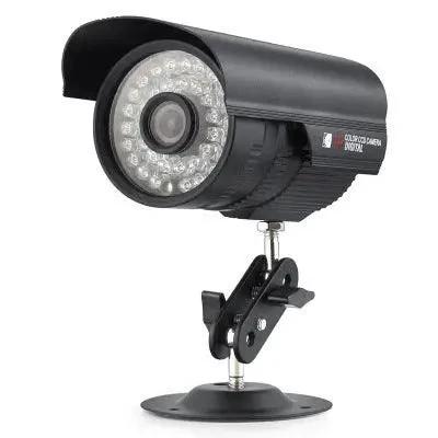 Mandotos 1000TVL infrared night vision security camera with weatherproof housing and adjustable mounting bracket.
