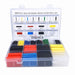 Mandotos heat-shrink tubing kit with 127-750pcs thermoresistant wire insulation sleeving for electrical connections and cable wrapping.