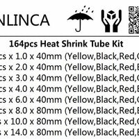 Mandotos heat-shrink tubing kit with 750 thermoresistant wire insulation sleeves for electrical connection and cable protection.