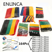 MANDOTOS heat-shrink tubing kit with 750 pieces, thermoresistant wire insulation sleeves for electrical connections and cable protection.