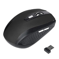 Mandotos 2.4G wireless Bluetooth ergonomic mouse with 800/1200/1600 DPI and 6 mute buttons for MacBook, tablets, and laptops.