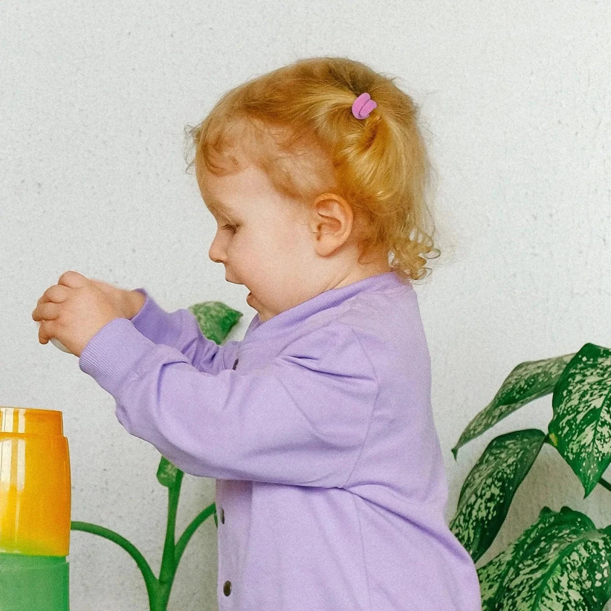 Mandotos kids elastic hair bands with colorful sweets design, perfect for girls' hair ties, scrunchies, and hair accessories for children.