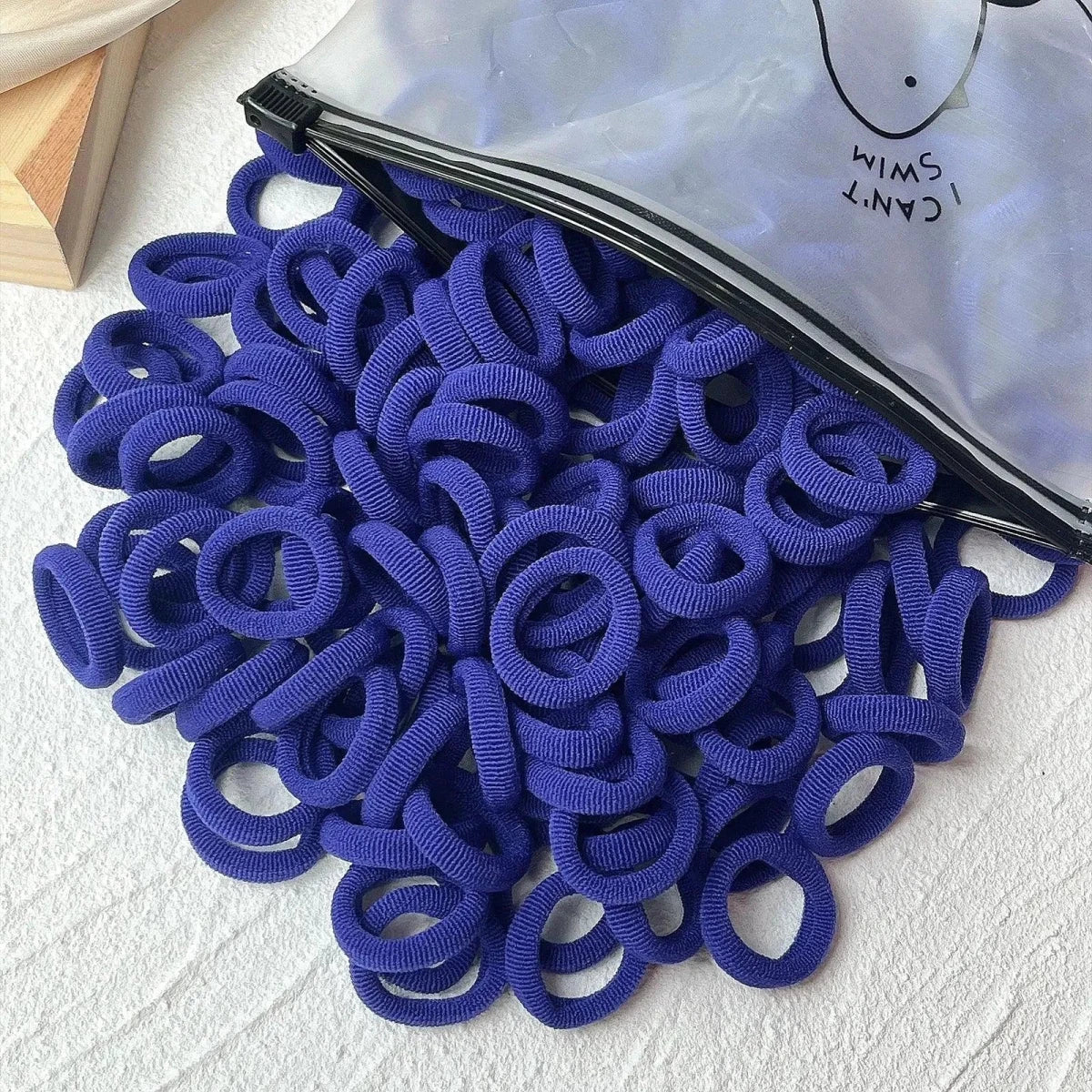 Mandotos kids elastic hair bands with colorful sweets patterns, suitable for girls' hair ties, clips, and headbands for children.