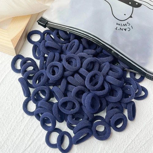 Set of 20/50 kids elastic hair bands featuring colorful sweets designs, ideal for girls' hair ties, scrunchies, and baby hair accessories.