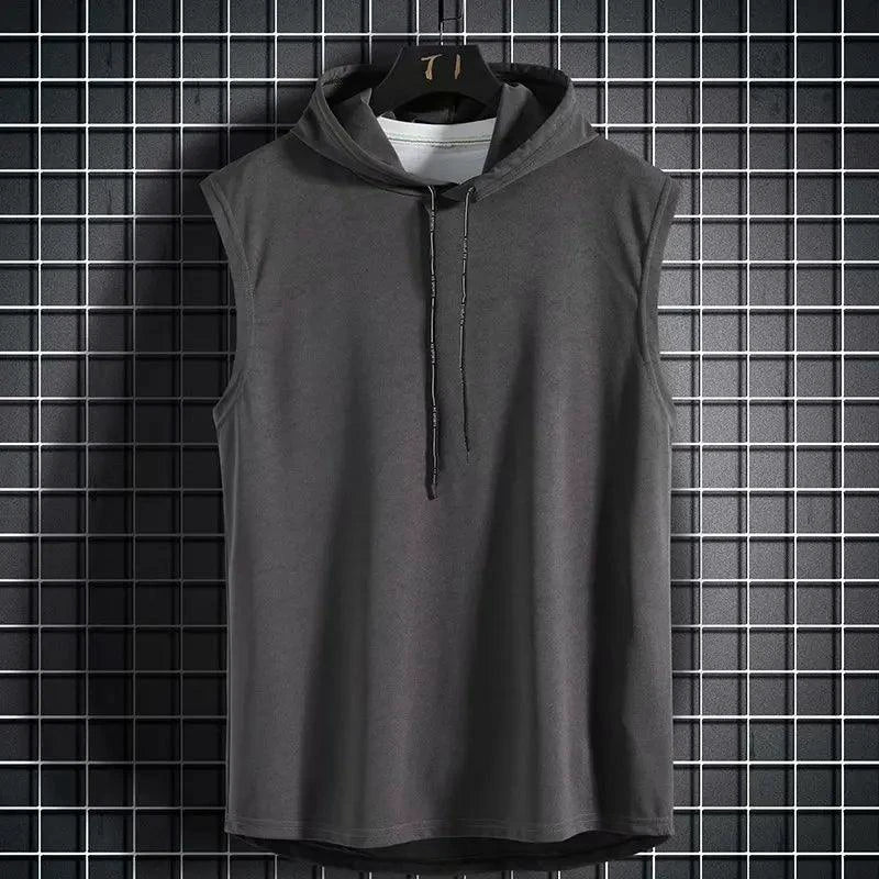 Men's hip hop tank top from MANDOTOS, featuring a stylish sleeveless design with bold print for casual streetwear looks.