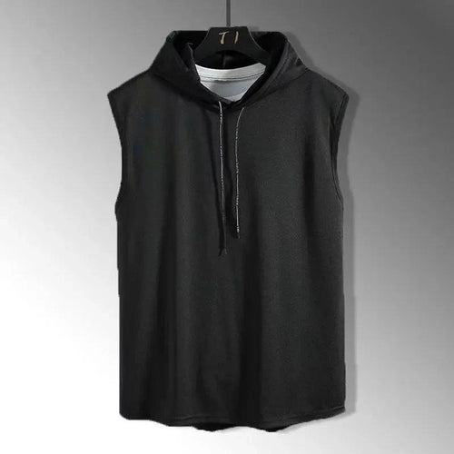 Mandotos 2026 Brand men's hip hop tank top featuring bold graphic design and sleeveless style for casual streetwear.