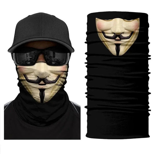 Mandotos 3D Charm Protective Mask with colorful charm design, adjustable ear loops, and breathable fabric for comfortable wear.