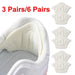 Mandotos 3 or 6 pairs of sport shoe heel pads with adjustable size, antiwear cushion inserts for added comfort and support.
