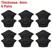 Mandotos 3 or 6 pairs sport shoe heel pads with adjustable size, antiwear cushion insoles for added comfort and support.