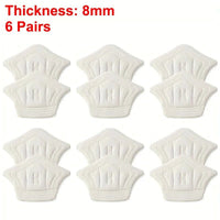 Mandotos 3 or 6 pairs of sport shoe heel pads with adjustable size, antiwear cushion inserts for added comfort and heel protection.