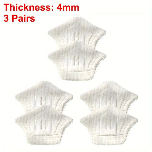 Mandotos 3-6 pairs of insoles heel patches for sport shoes, adjustable size, antiwear cushion inserts, back sticker for comfort.