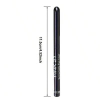 Set of three waterproof black eyeliner pencils by MANDOTOS, smudge-proof, long-lasting, and beginner-friendly for eye makeup.